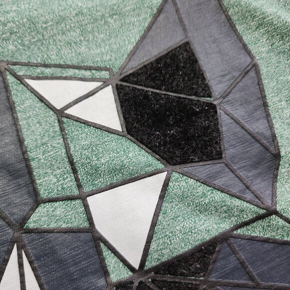 Jack & Jones green mosaic wolf face t-shirt - Picture 5 of 11